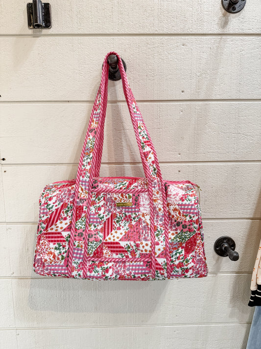 Simply Southern Quilted Duffle Multi Floral