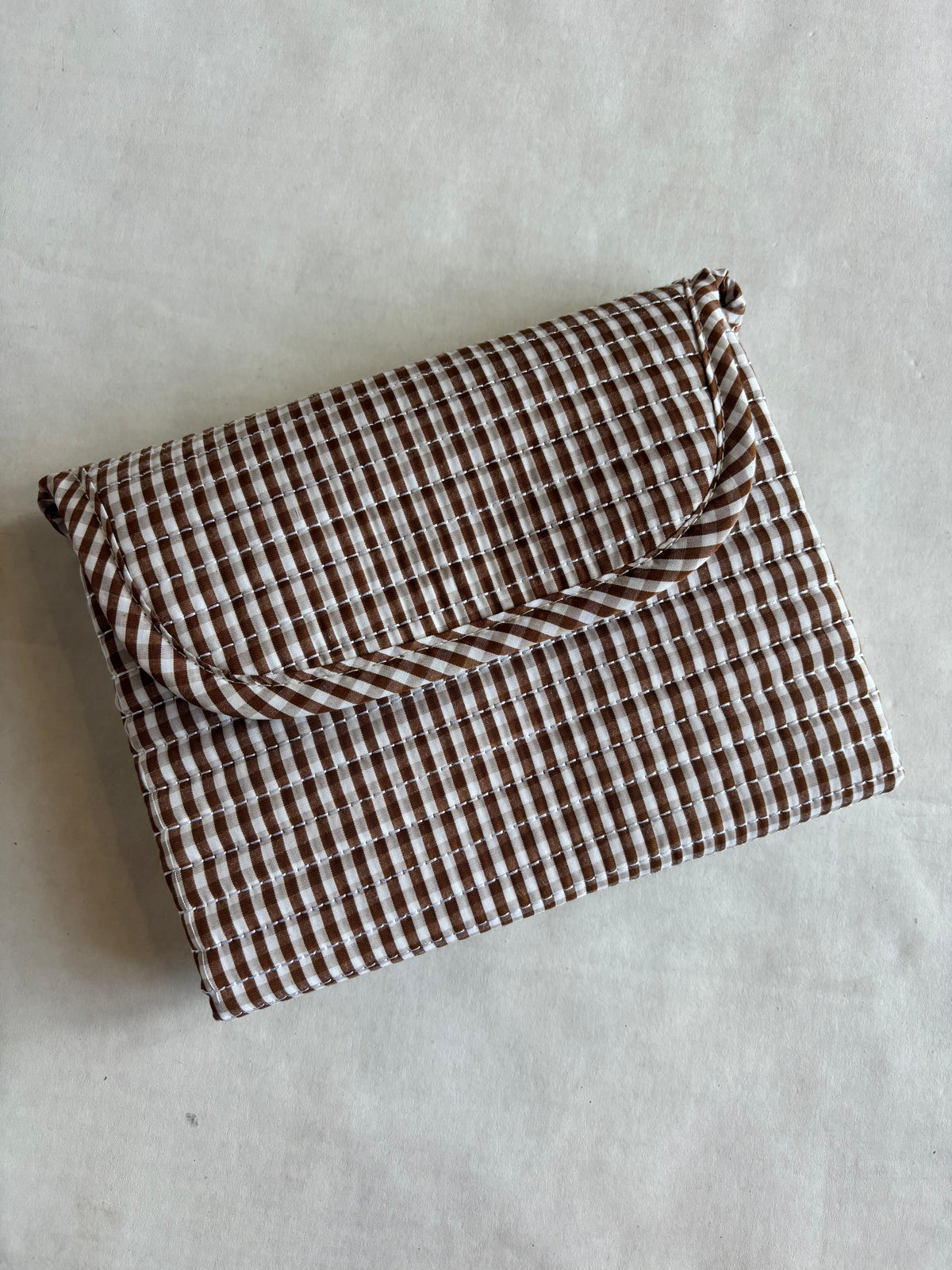 TRVL Quilted Changing Mat | Gingham Coco