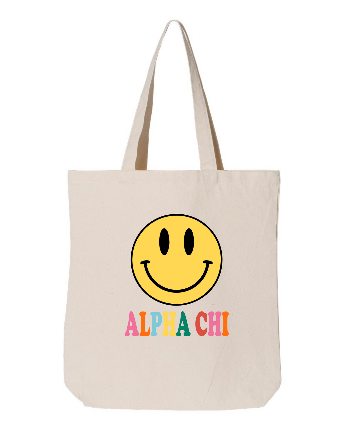 Greek Smiley Tote Bag