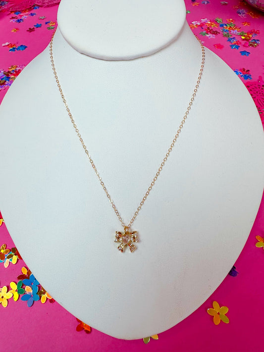 Diana Bow Necklace