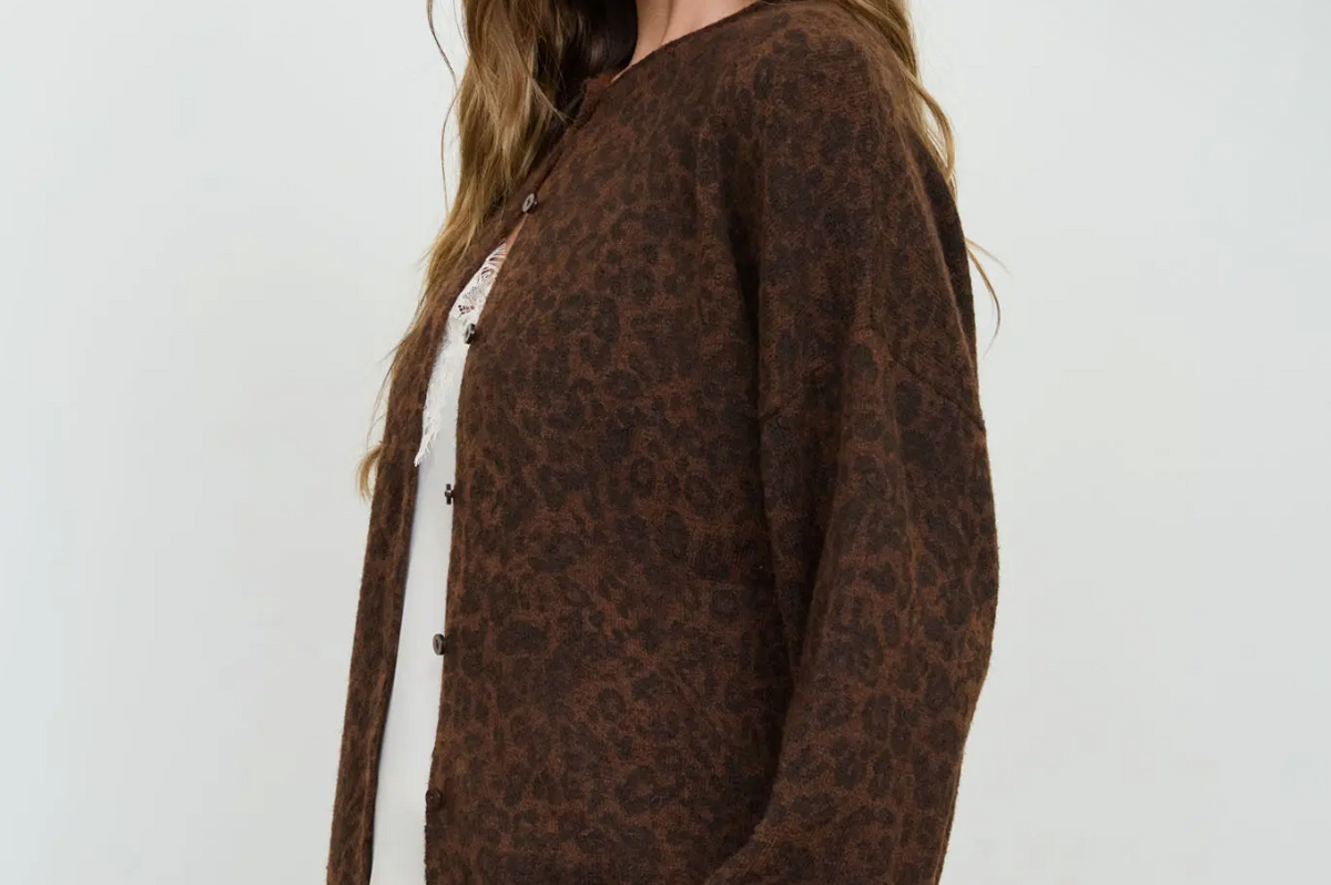 Wild Side Button Cardi