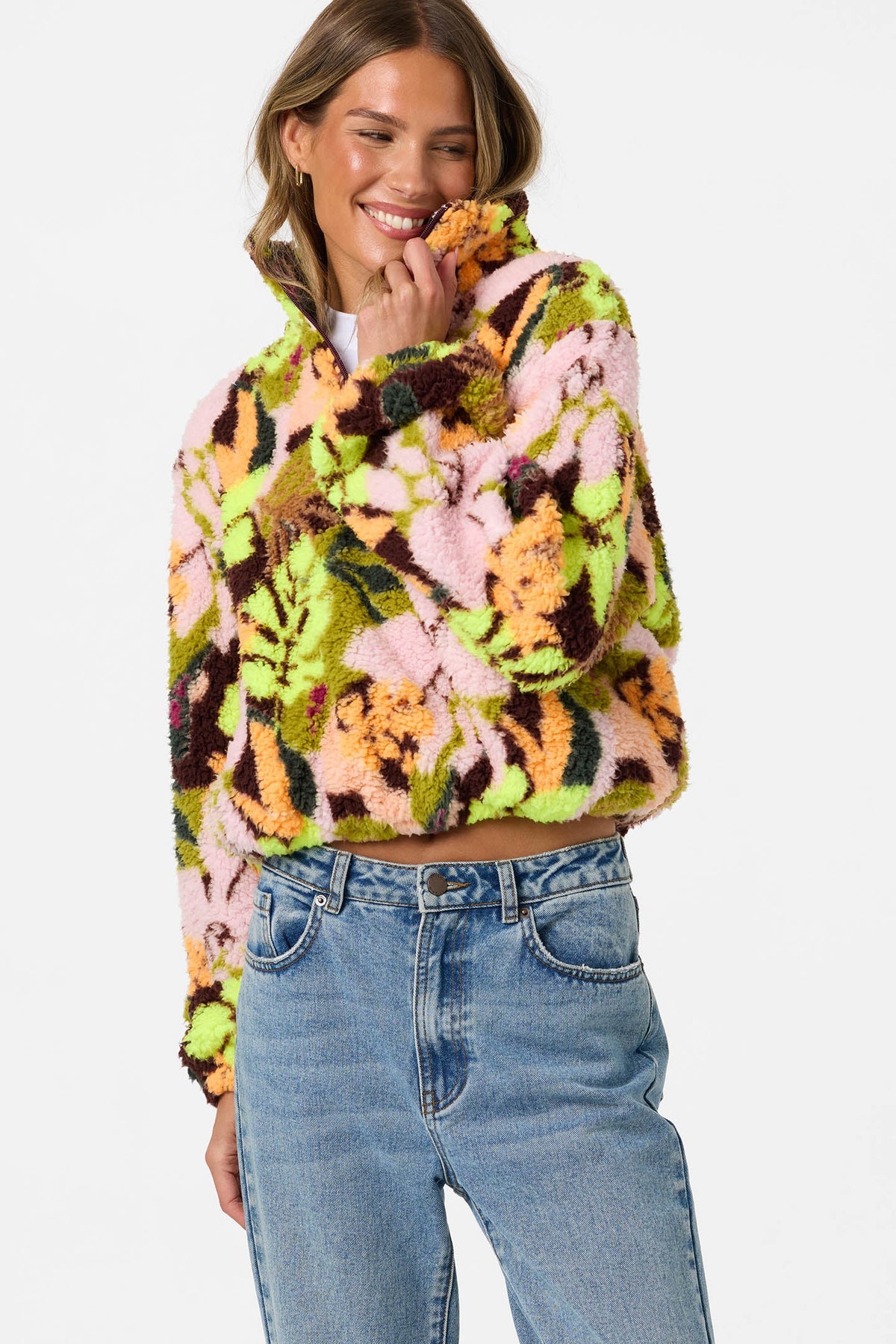 Kacey High Pile | Chartreuse