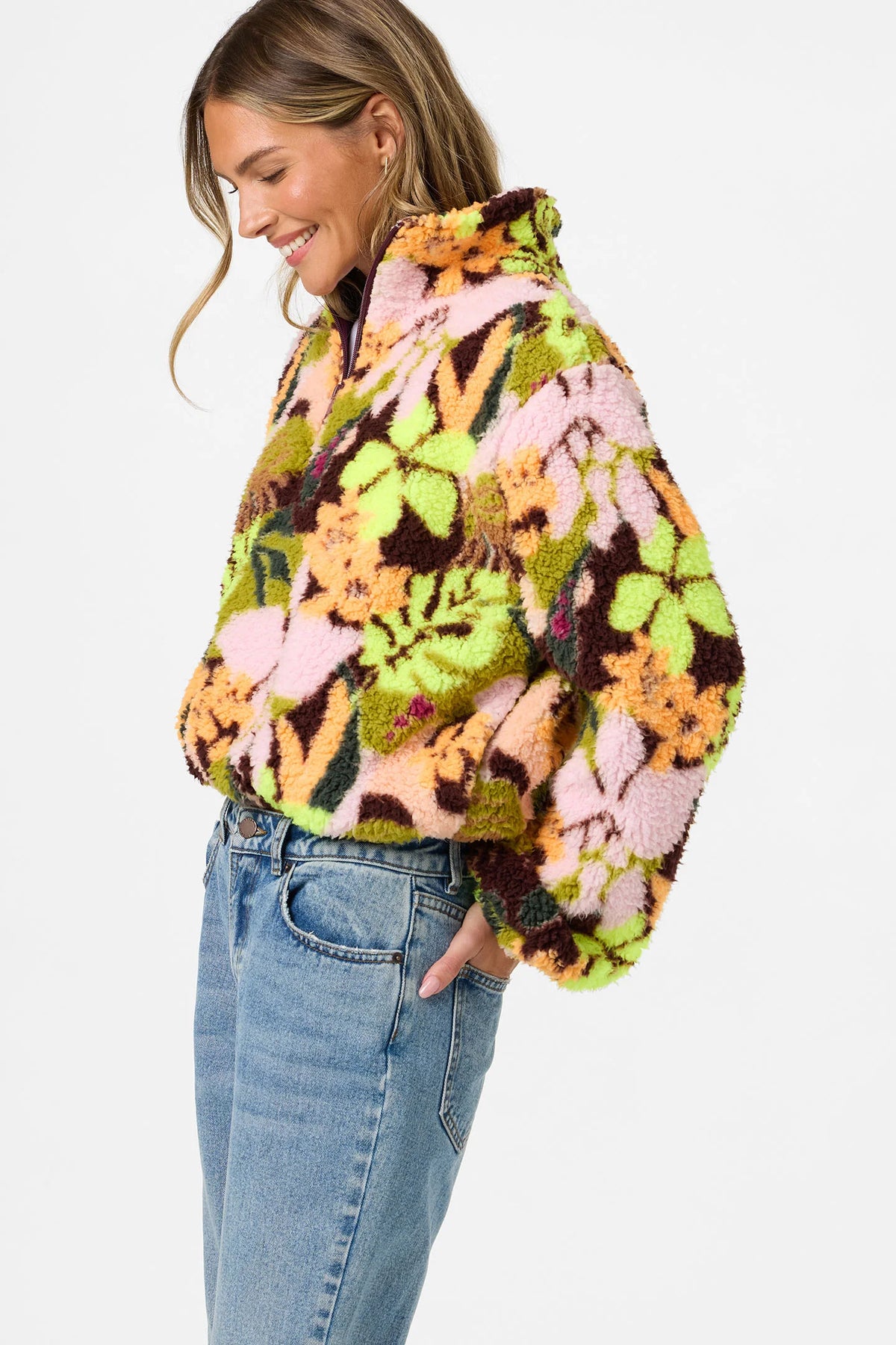 Kacey High Pile | Chartreuse