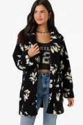 Harper High Pile Jacket | Black