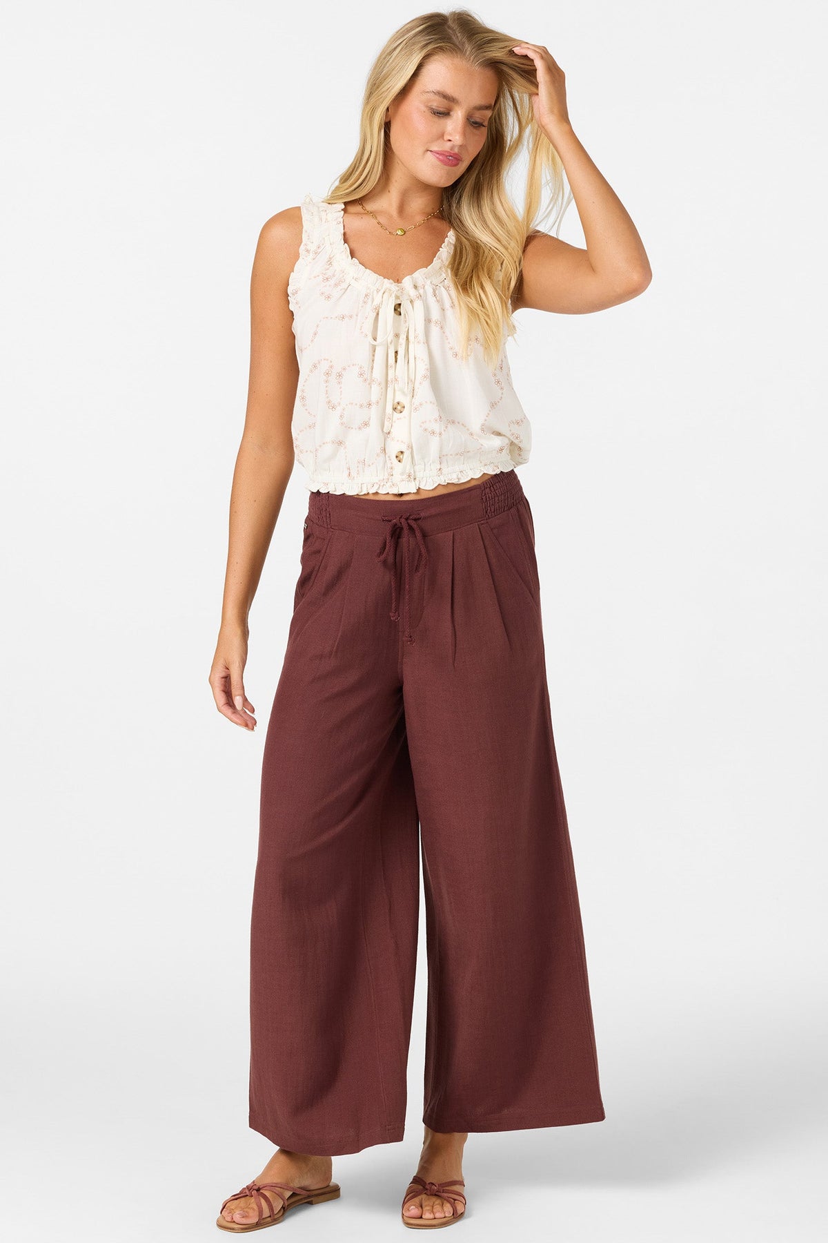 O’Neill Louise Swirl Stitch Tank | Tofu