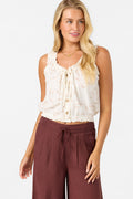 O’Neill Louise Swirl Stitch Tank | Tofu