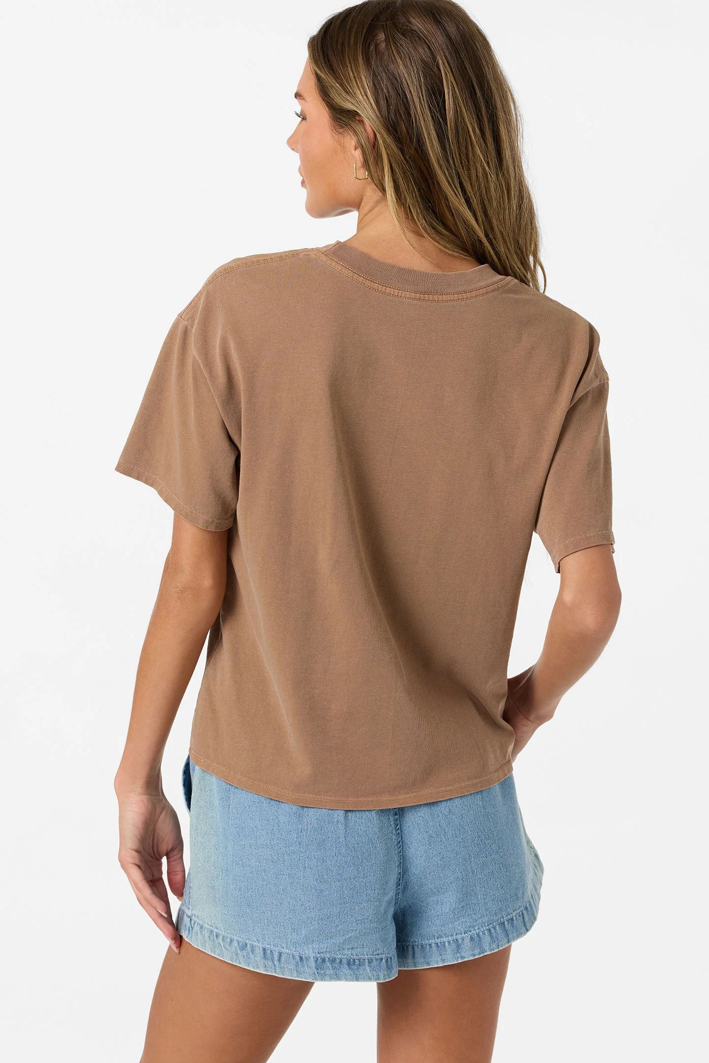 O'Neill O'Riginals Salty Circle Surfer Easy Tee | Carob Brown