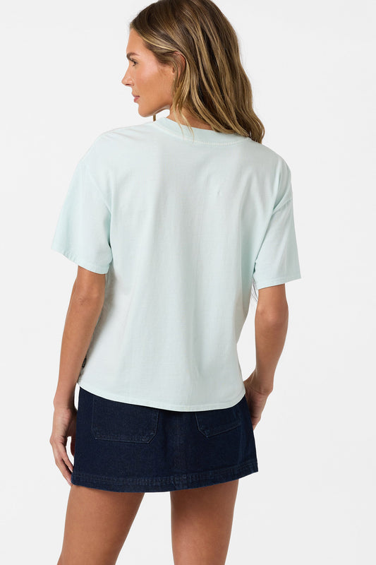 O’Neill O’Riginals Salty Circle Surfer Easy Tee | Pastel Blue