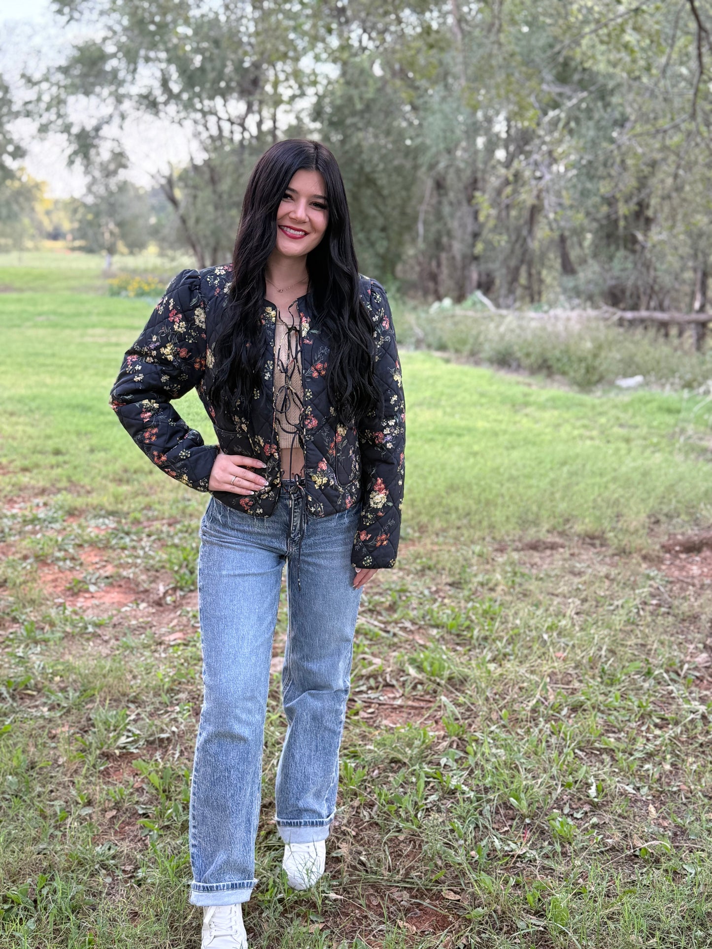 Birdsong Floral Puffer