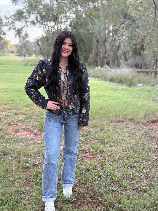 Birdsong Floral Puffer