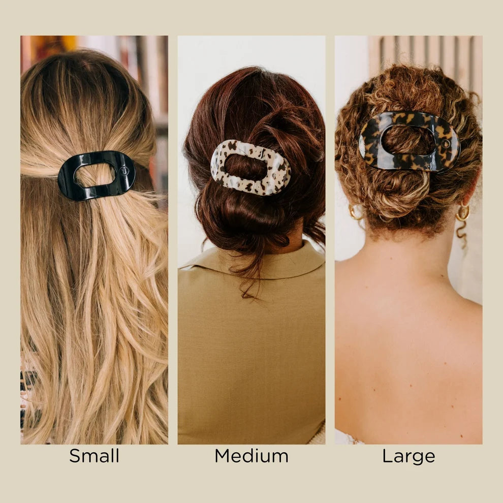 Teleties Medium Flat Round Hair Clip