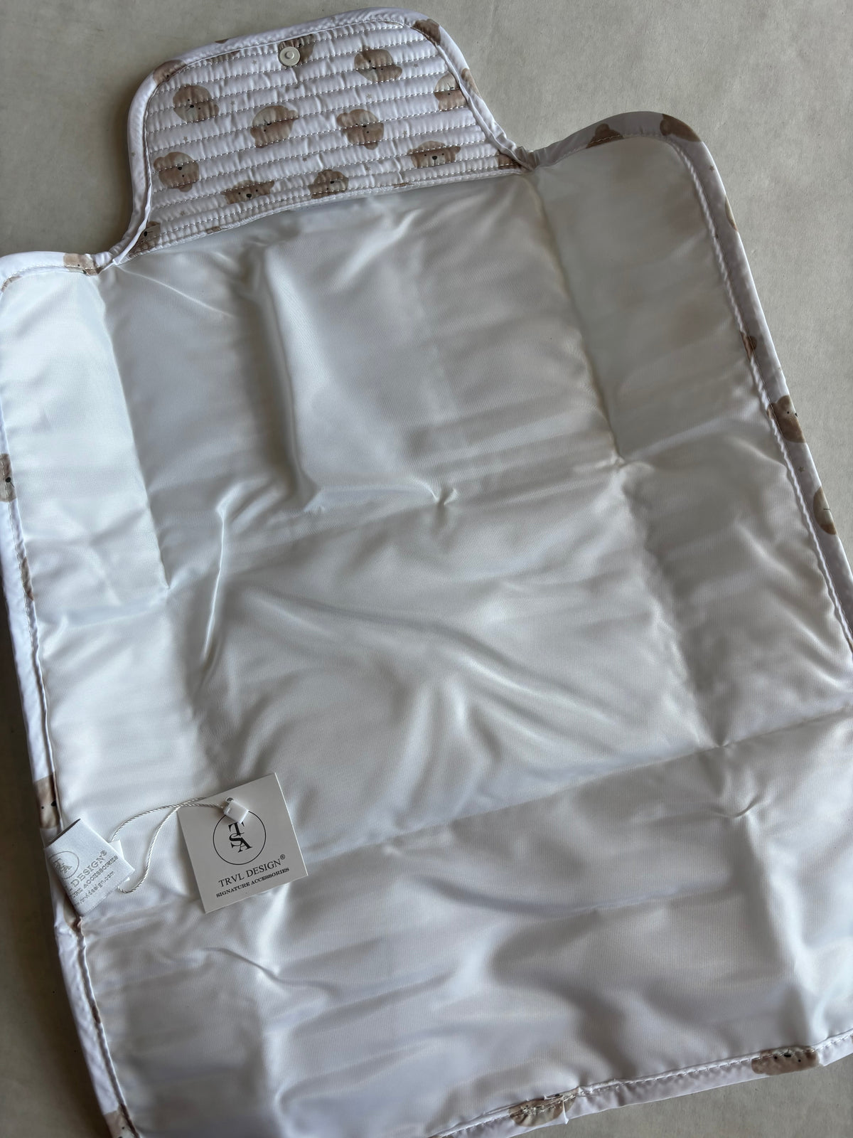 TRVL Quilted Changing Mat | Teddy Bear