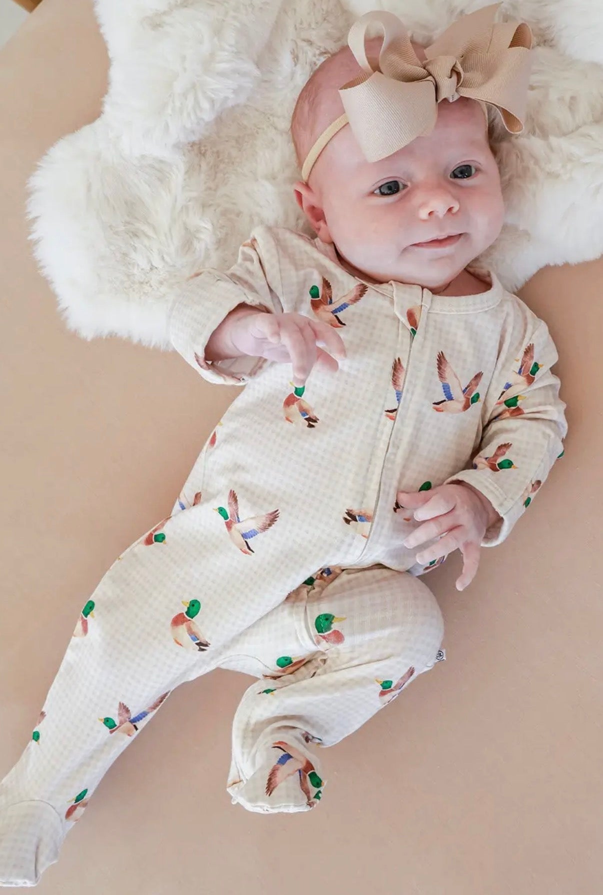 Bamboo Zipper Footie | Little Mallard