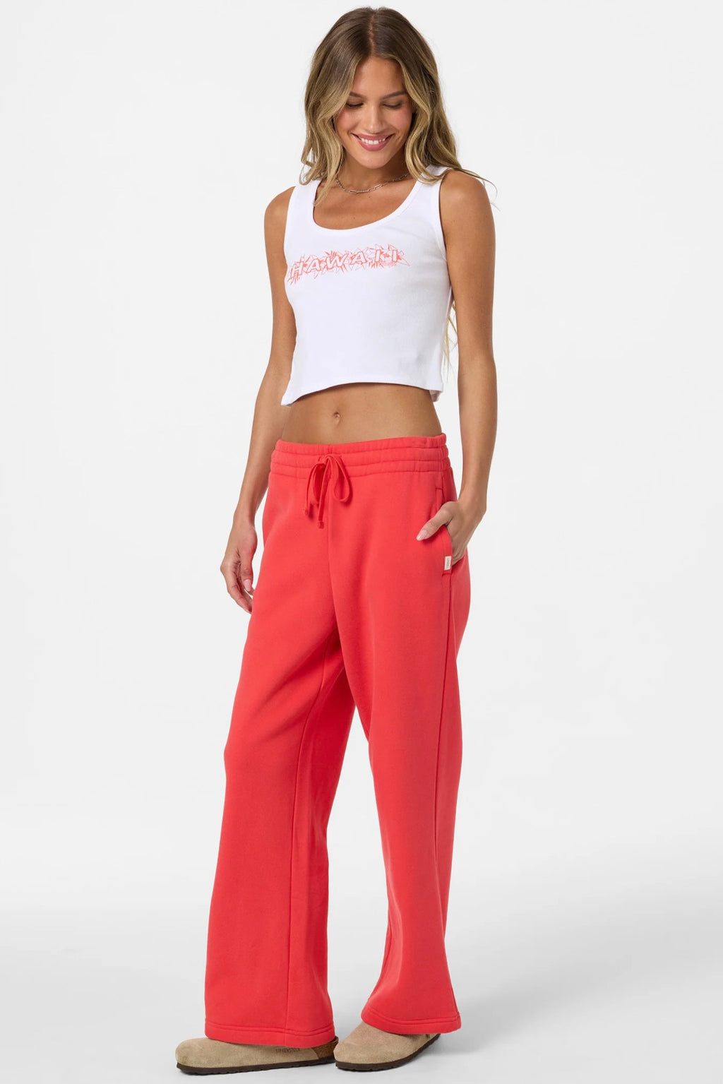 O’Neill Straight Leg Fleece Sweatpant | Lava Red