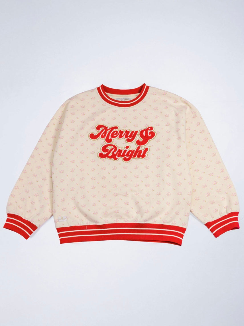 Simply Southern Merry & Bright Varsity Crew