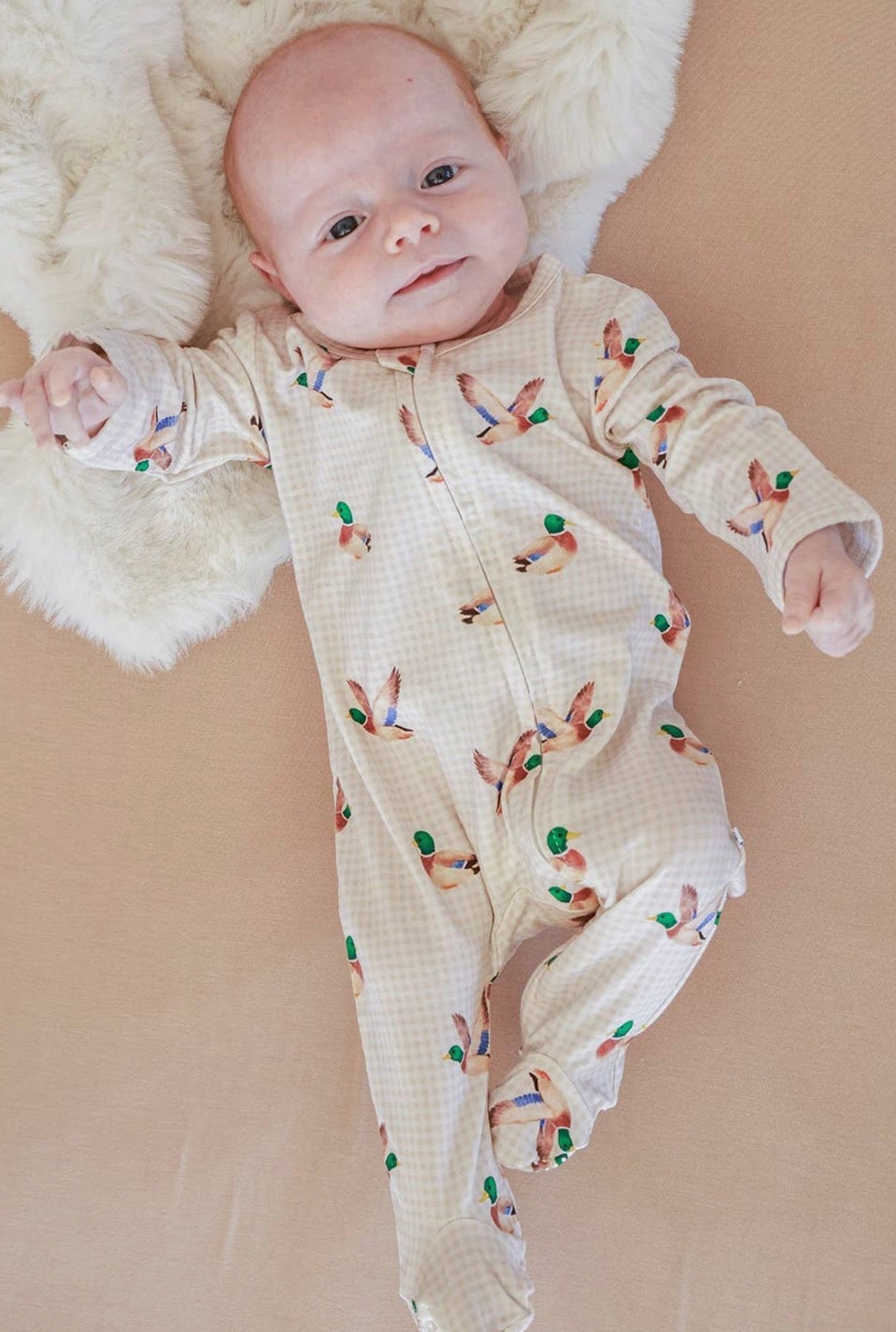 Bamboo Zipper Footie | Little Mallard
