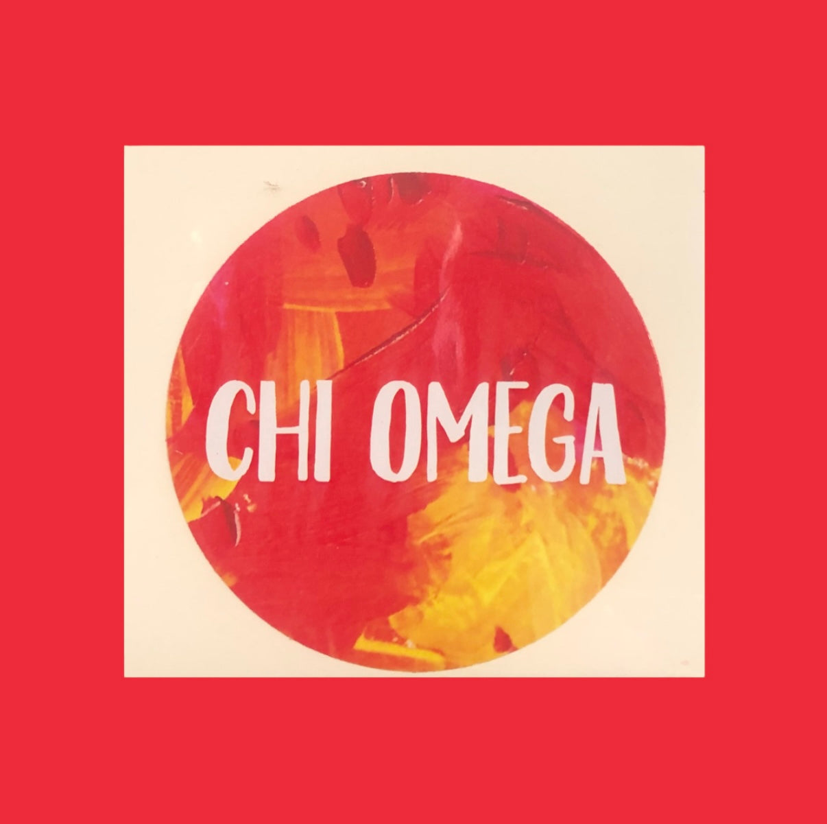 Greek Abstract Sticker