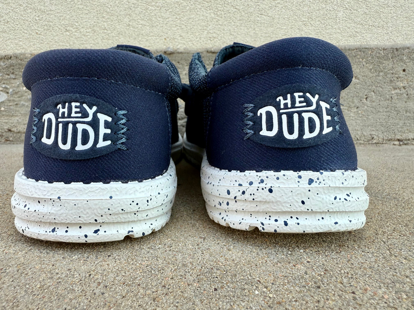 Hey Dude Men’s Wally Stretch Sox Navy