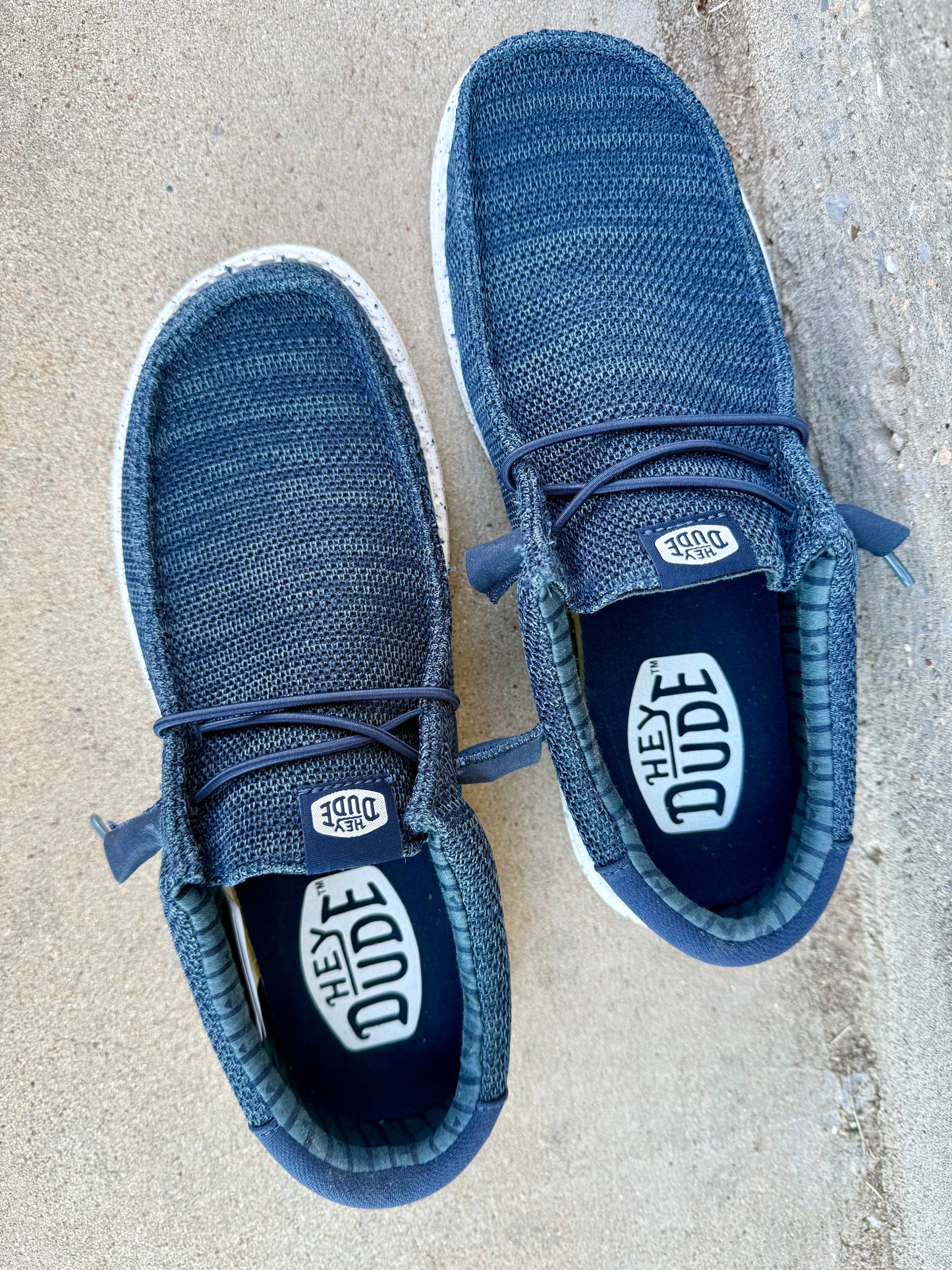 Hey Dude Men’s Wally Stretch Sox Navy