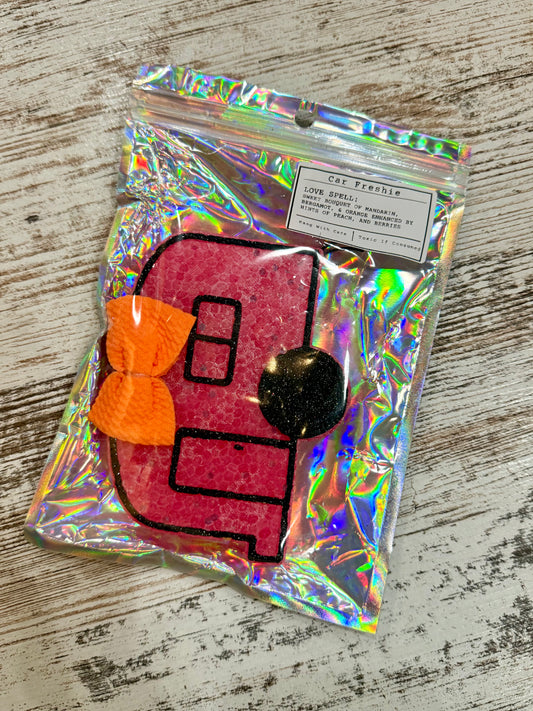 Car Freshie Love Spell Camper