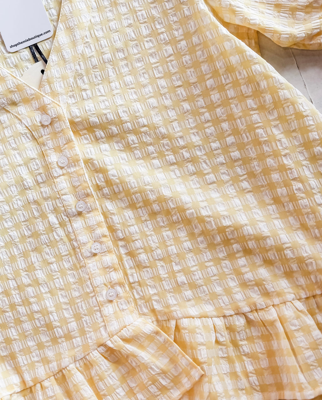 Picnic Ruffled Blouse | Yellow