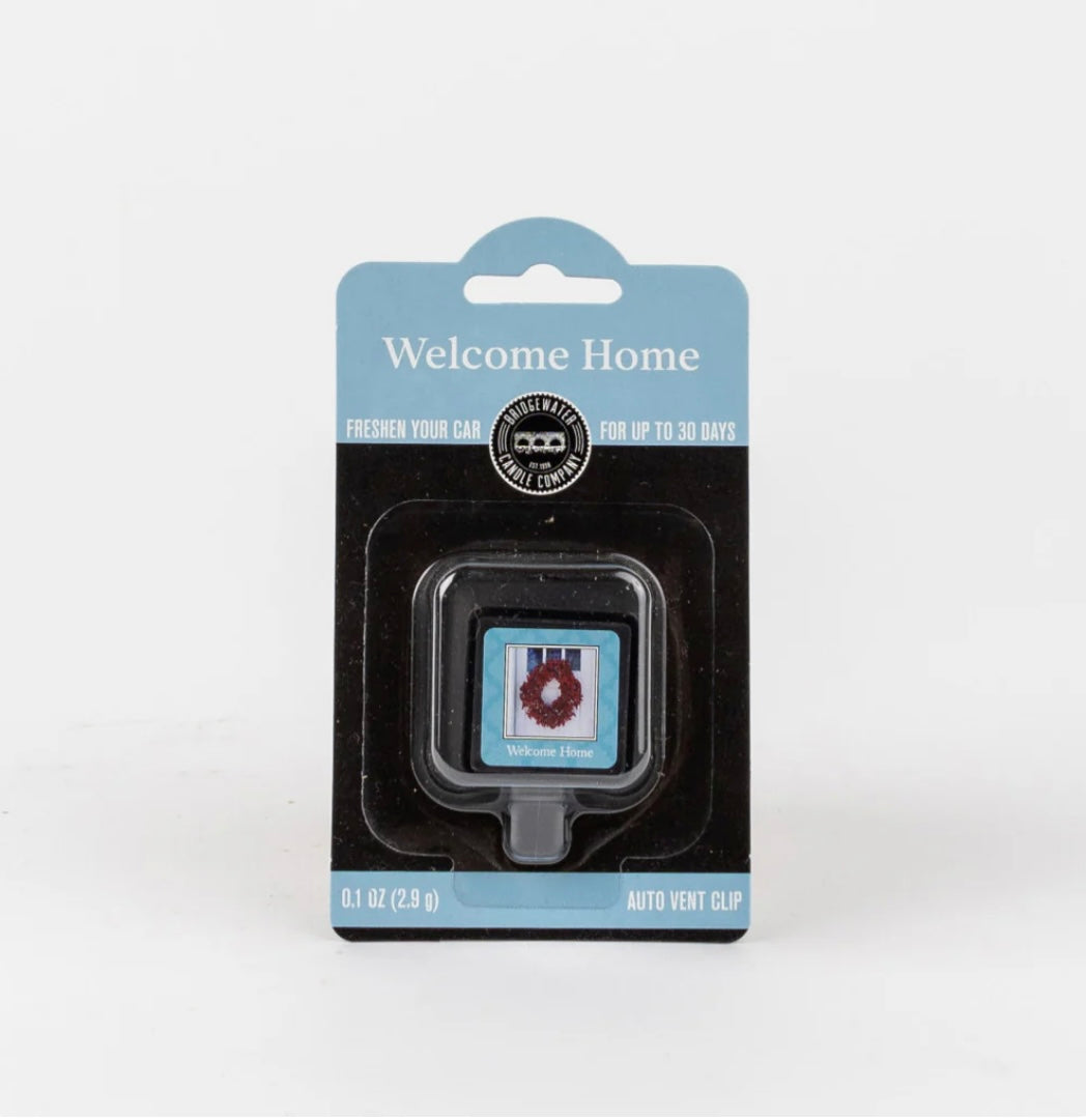 Bridgewater Auto Vent Clip | Welcome Home