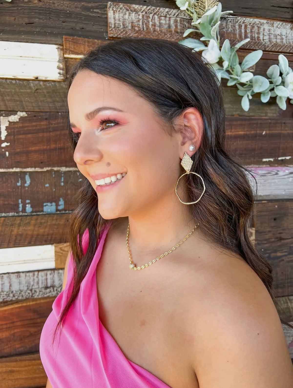 Taylor Shaye Callie Hoops Pearl
