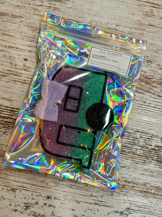 Car Freshie Volcano Camper