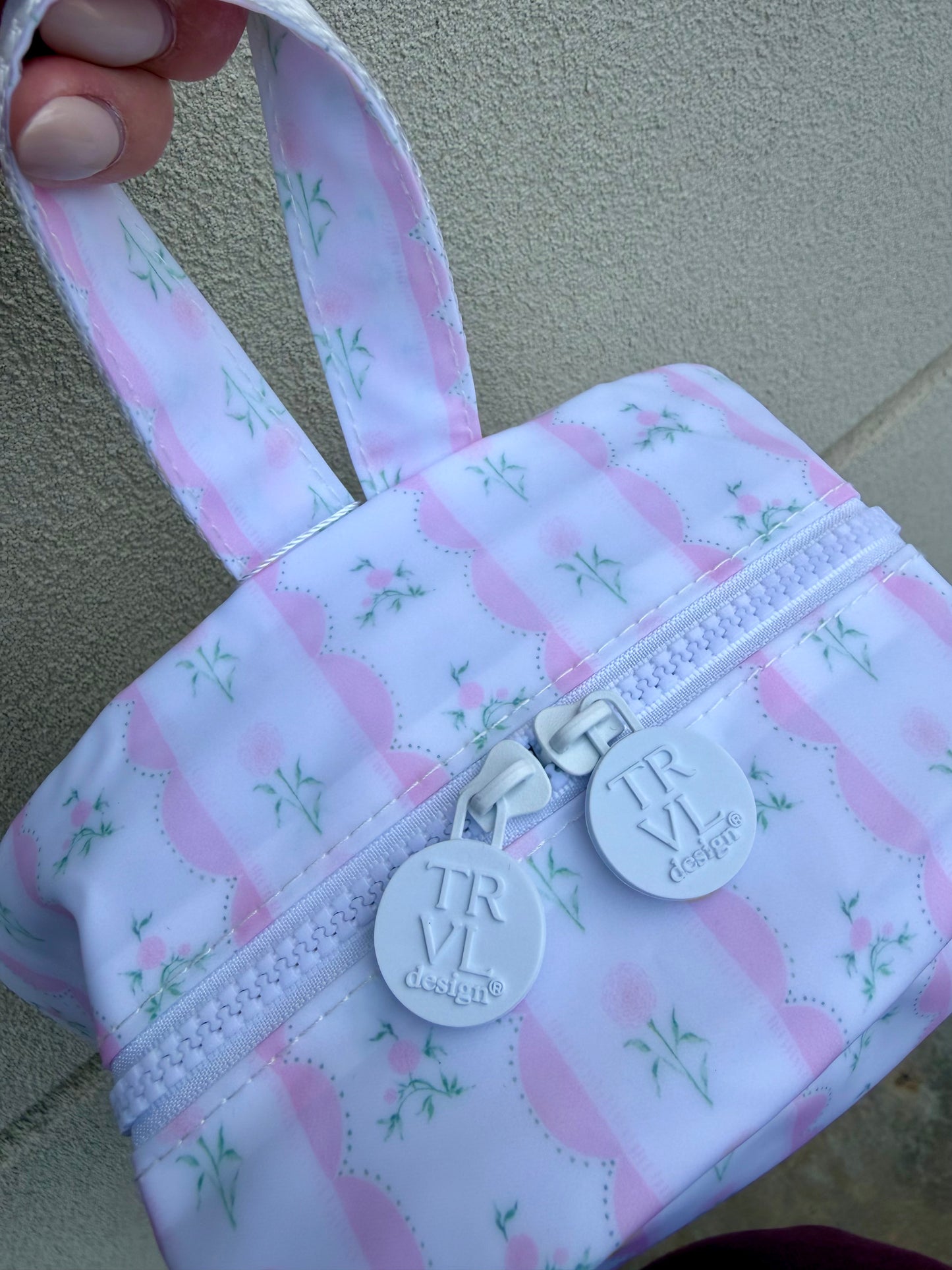 TRVL Design Mini Backer | Ribbon Floral Pink