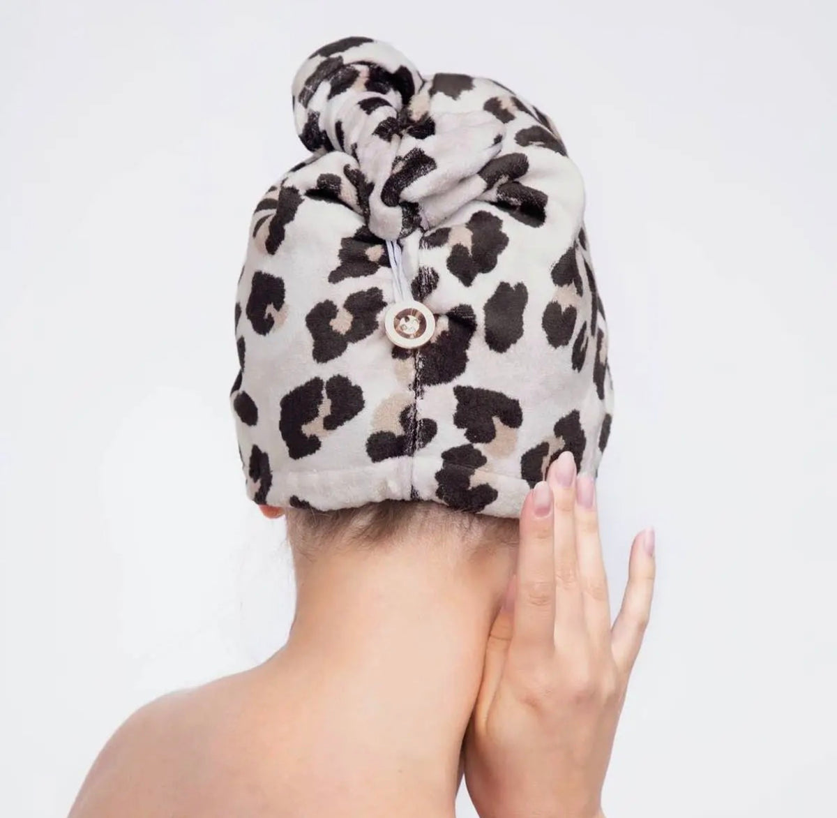 Kitsch Quick Dry Hair Towel | Leopard