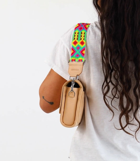 Consuela Mai Tai Wide Woven Shoulder Strap