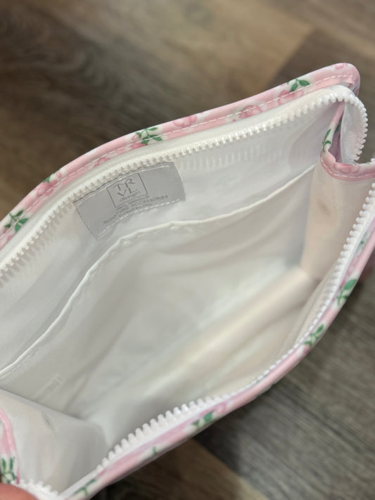 TRVL Design Roadie Large Zip Pouch | Petite Fleur Pink