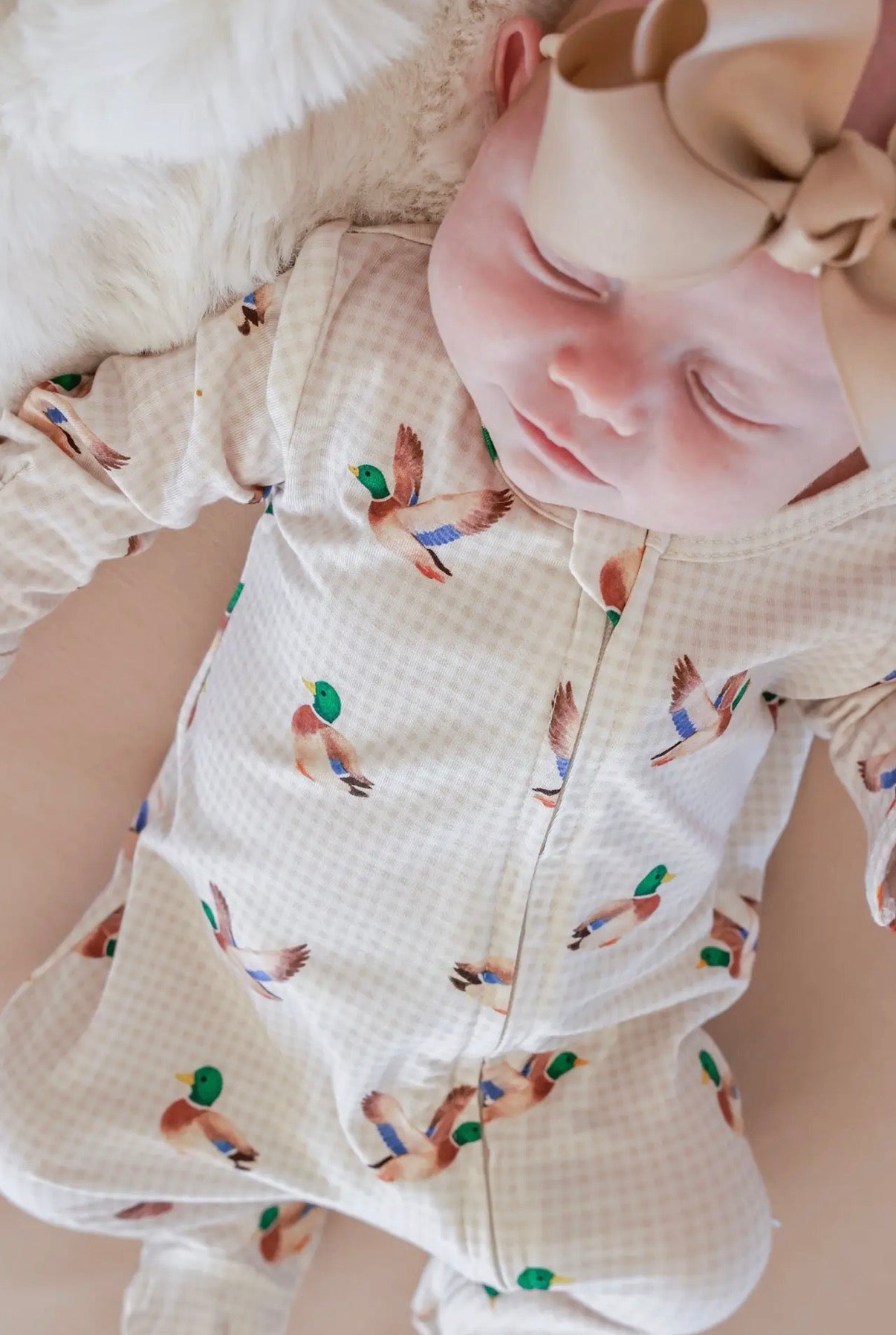 Bamboo Zipper Footie | Little Mallard