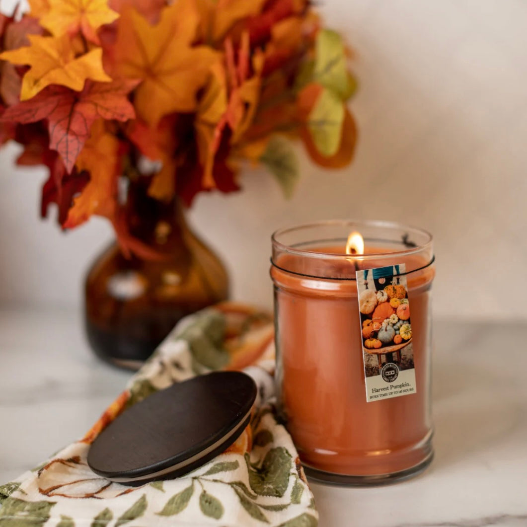 Harvest Pumpkin 18oz Large Jar Candle