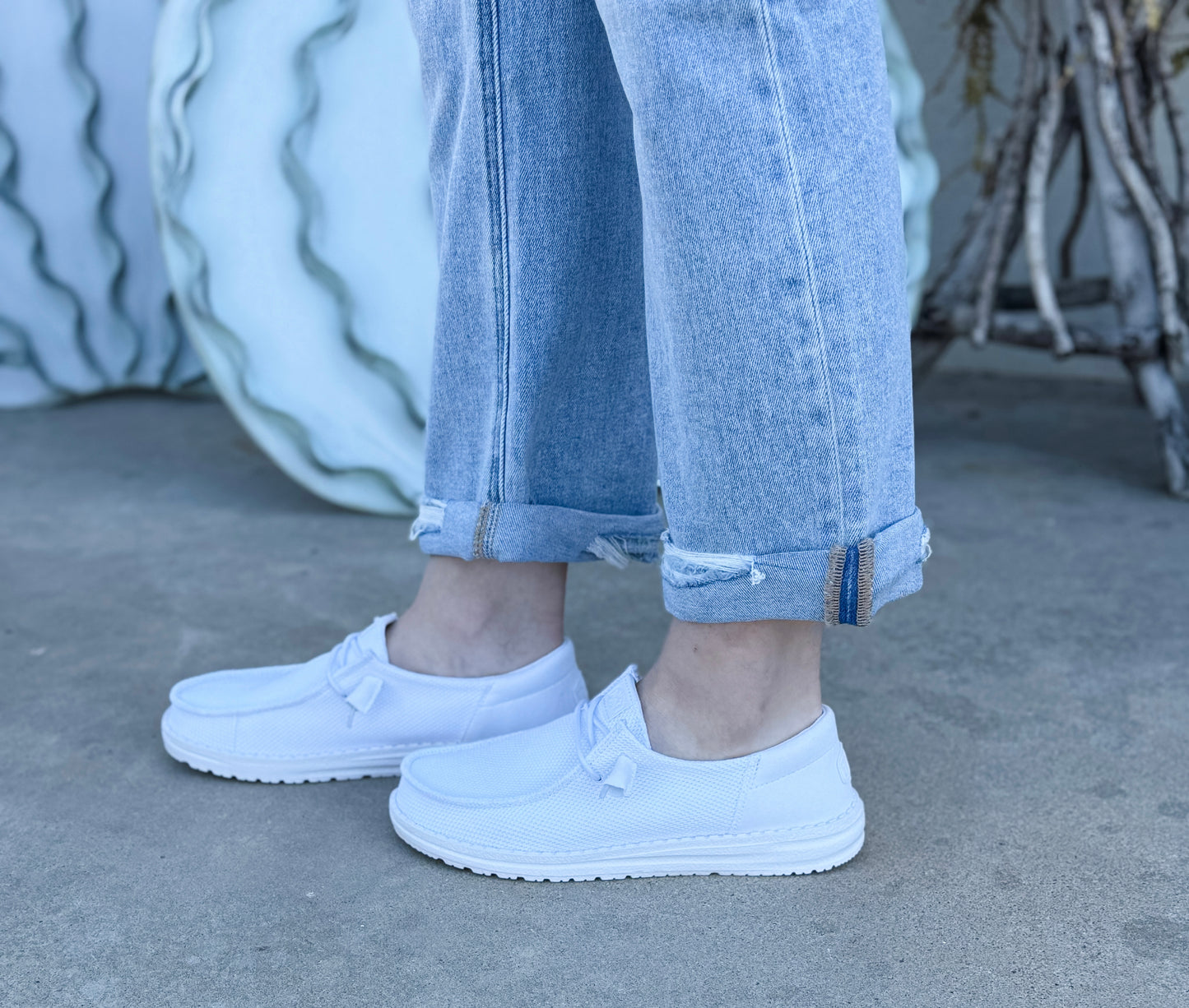 Hey Dude Women’s Wendy Funk Mono White