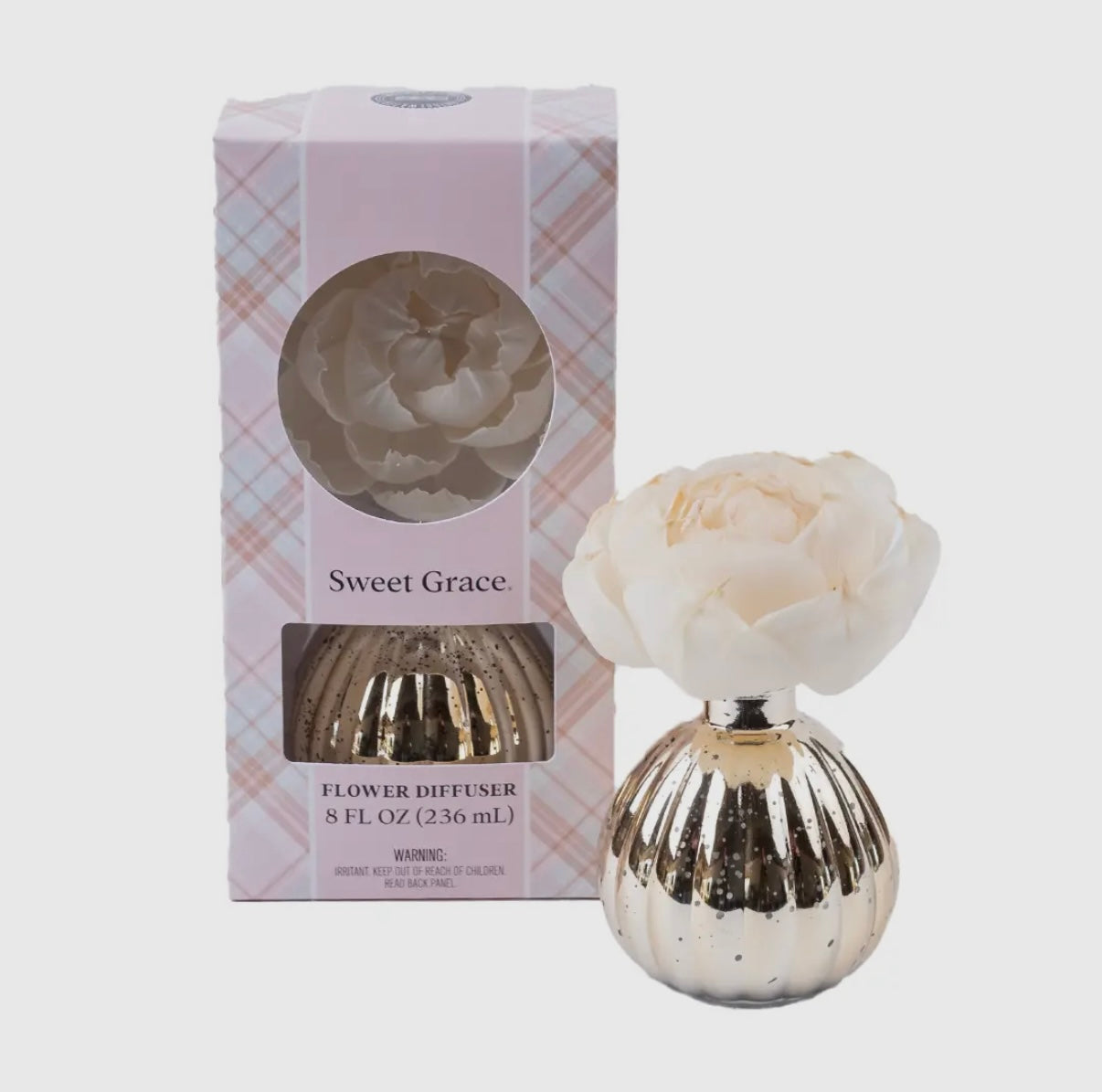 Sweet Grace Plaid Flower  Diffuser
