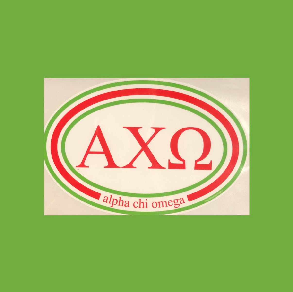 Greek Bumper Sticker