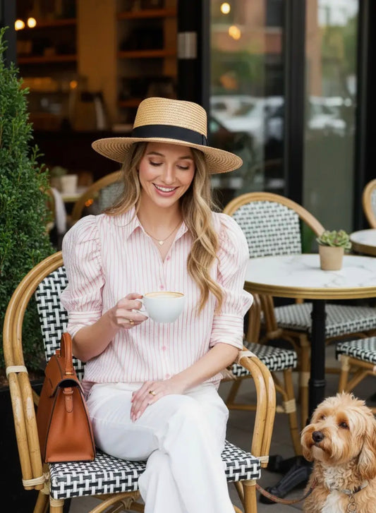 French Cafe Blouse