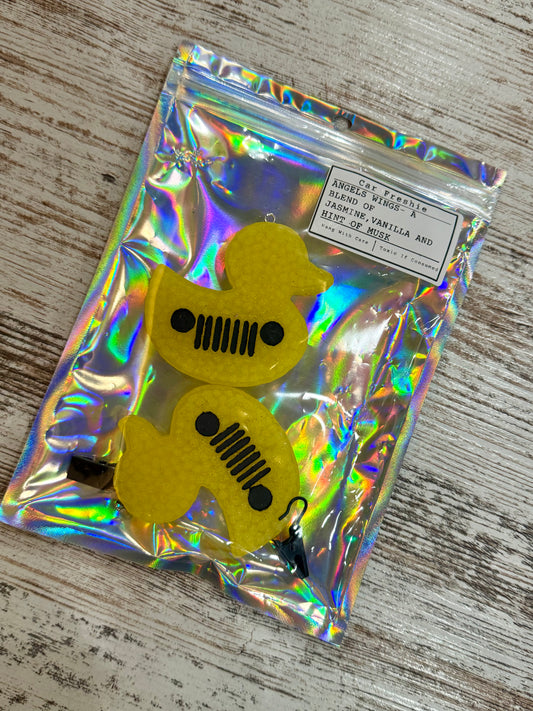 Car Freshie Angels Wings Jeep Duck Vent Clips
