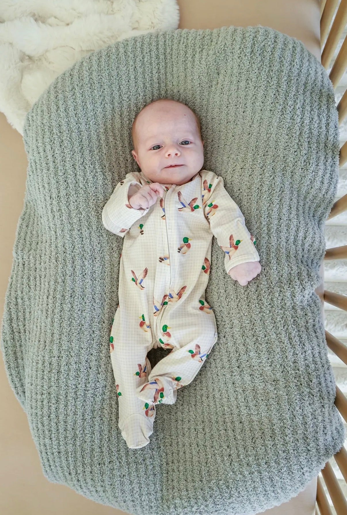 Bamboo Zipper Footie | Little Mallard
