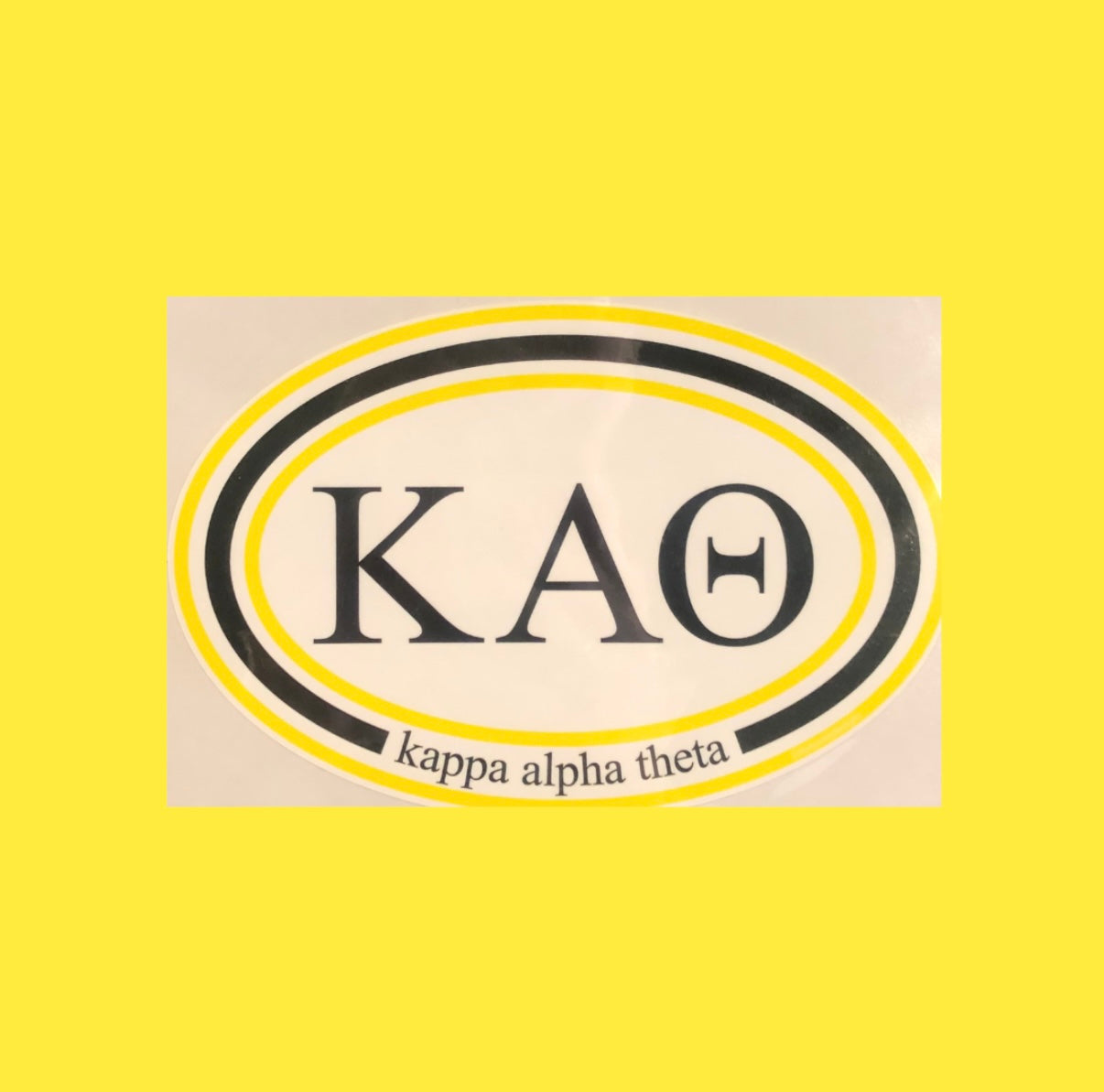 Greek Bumper Sticker