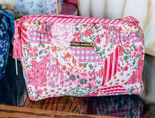 Simply Southern Quilted Cosmetic Bags