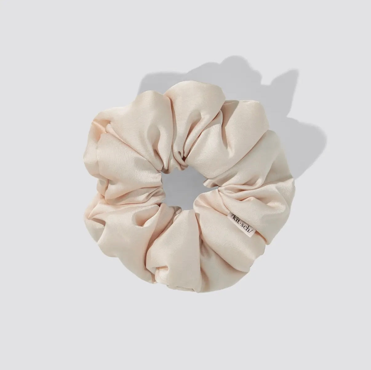 Kitsch Pillow Scrunchies in Satin 4pc | Blush
