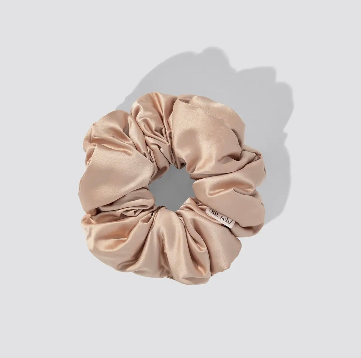 Kitsch Pillow Scrunchies in Satin 4pc | Blush