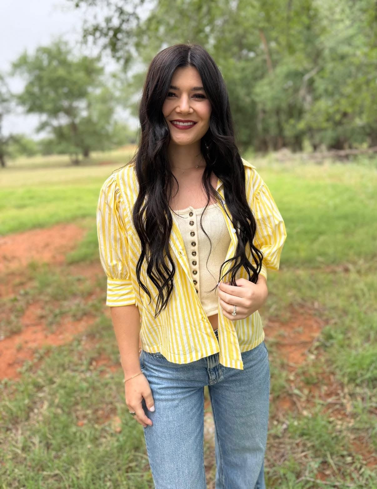 Banana Tropic Button Down