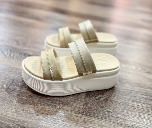 Hey Dude Austin Slide Classic | Champagne Metallic