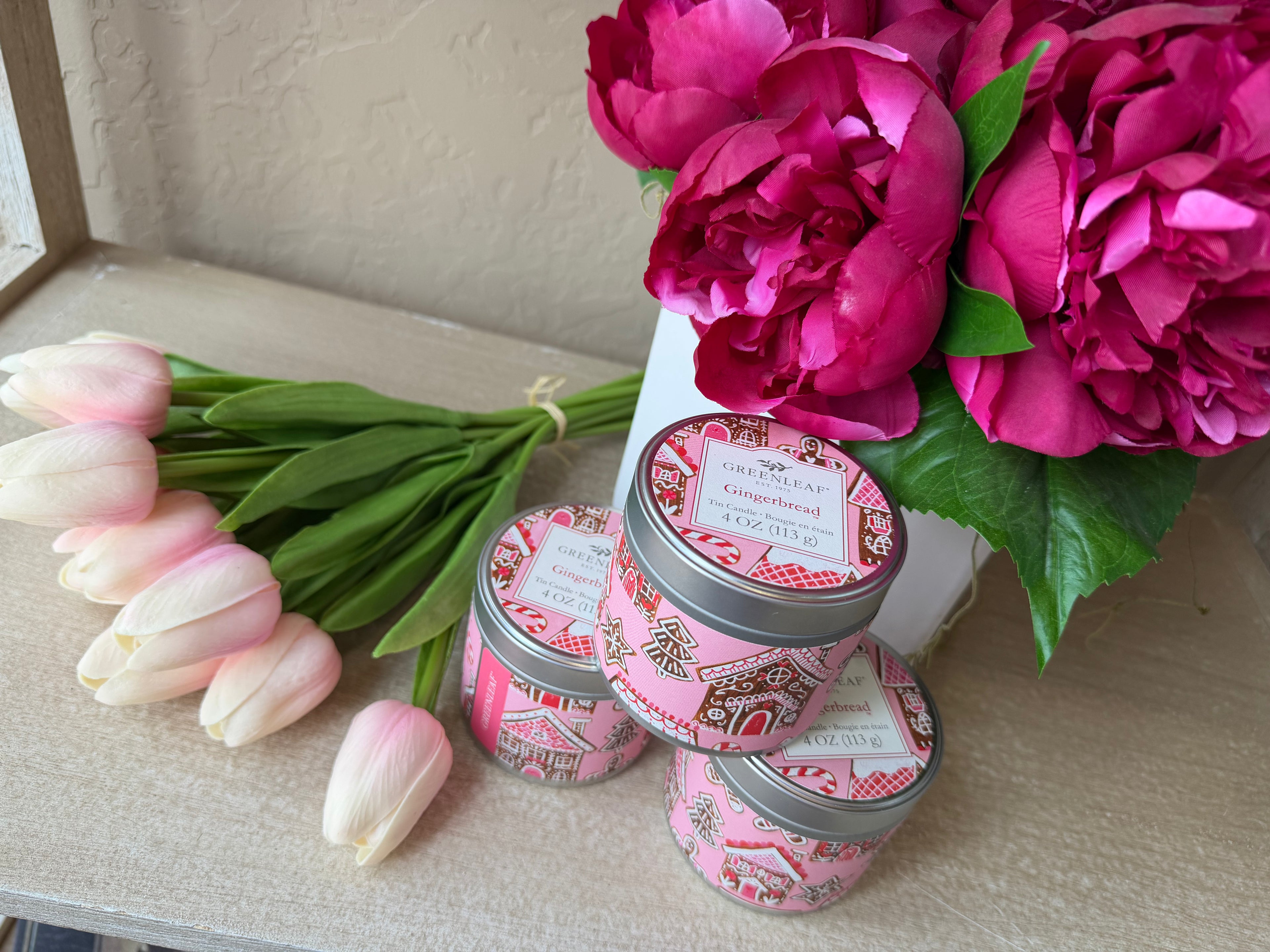Greenleaf Tin Candle | Gingerbread