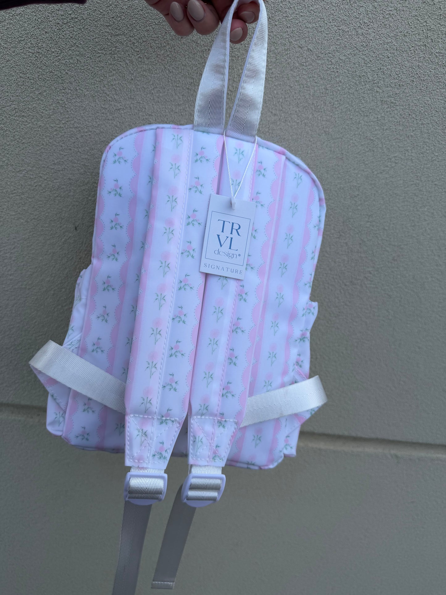 TRVL Design Mini Backer | Ribbon Floral Pink