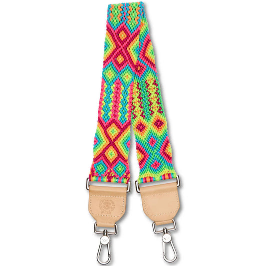 Consuela Mai Tai Wide Woven Shoulder Strap