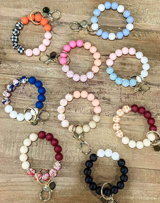 Hands-Free Silicone Keychain Wristlets
